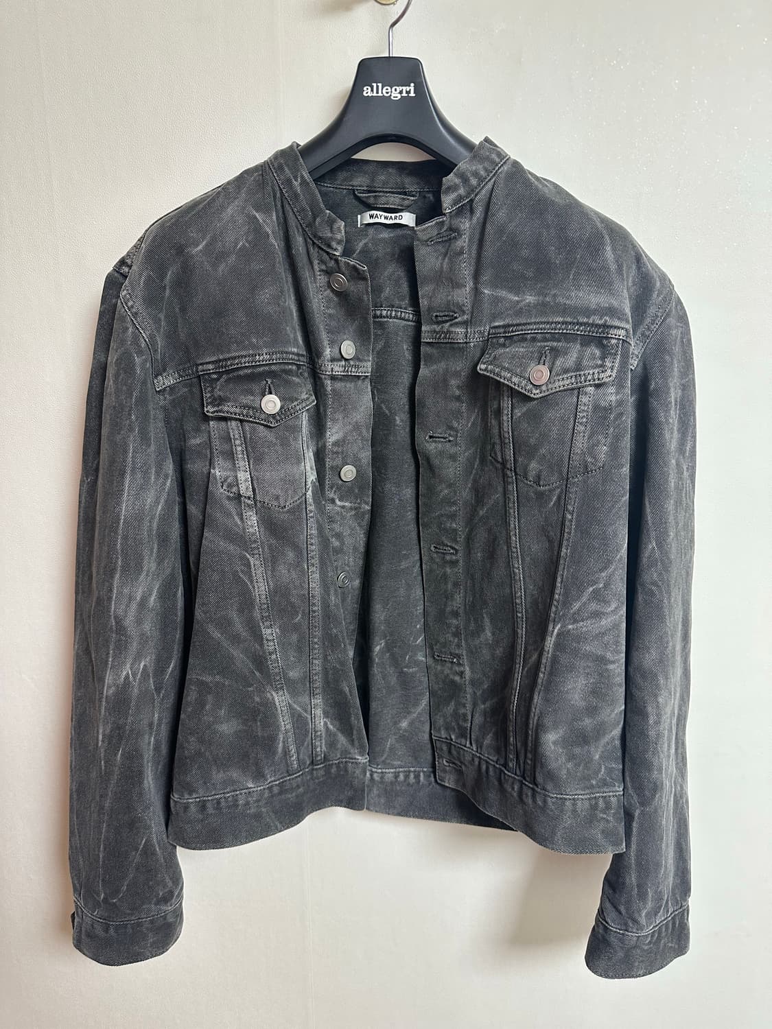 그레이 워싱 데님 자켓 상품이미지1