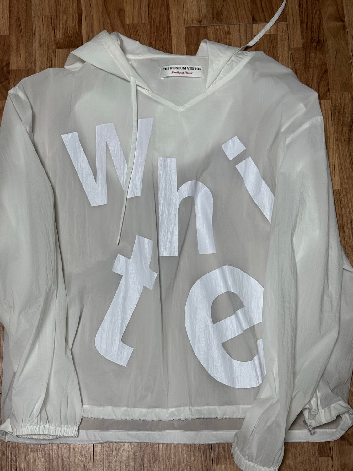 더뮤지엄비지터 나일론 후드 NYLON SUMMER HOODIE 상품이미지1