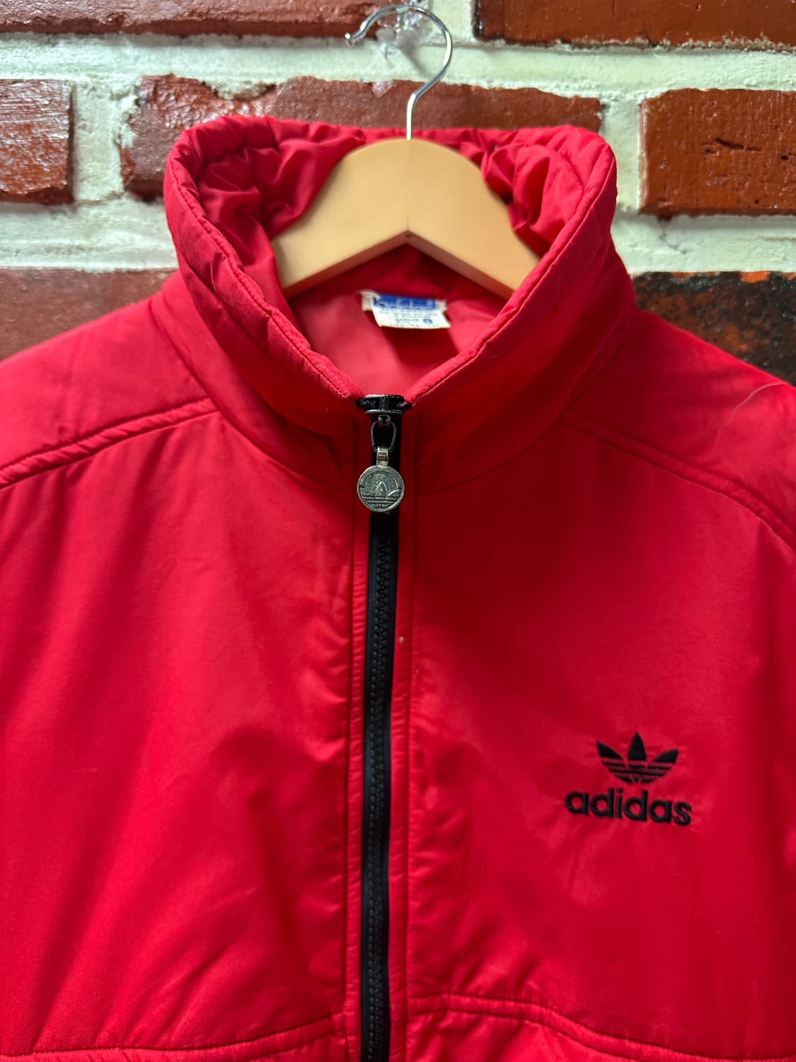 (S)80-90s 아디다스 서독제 하이넥 봄버 레드 상품이미지2