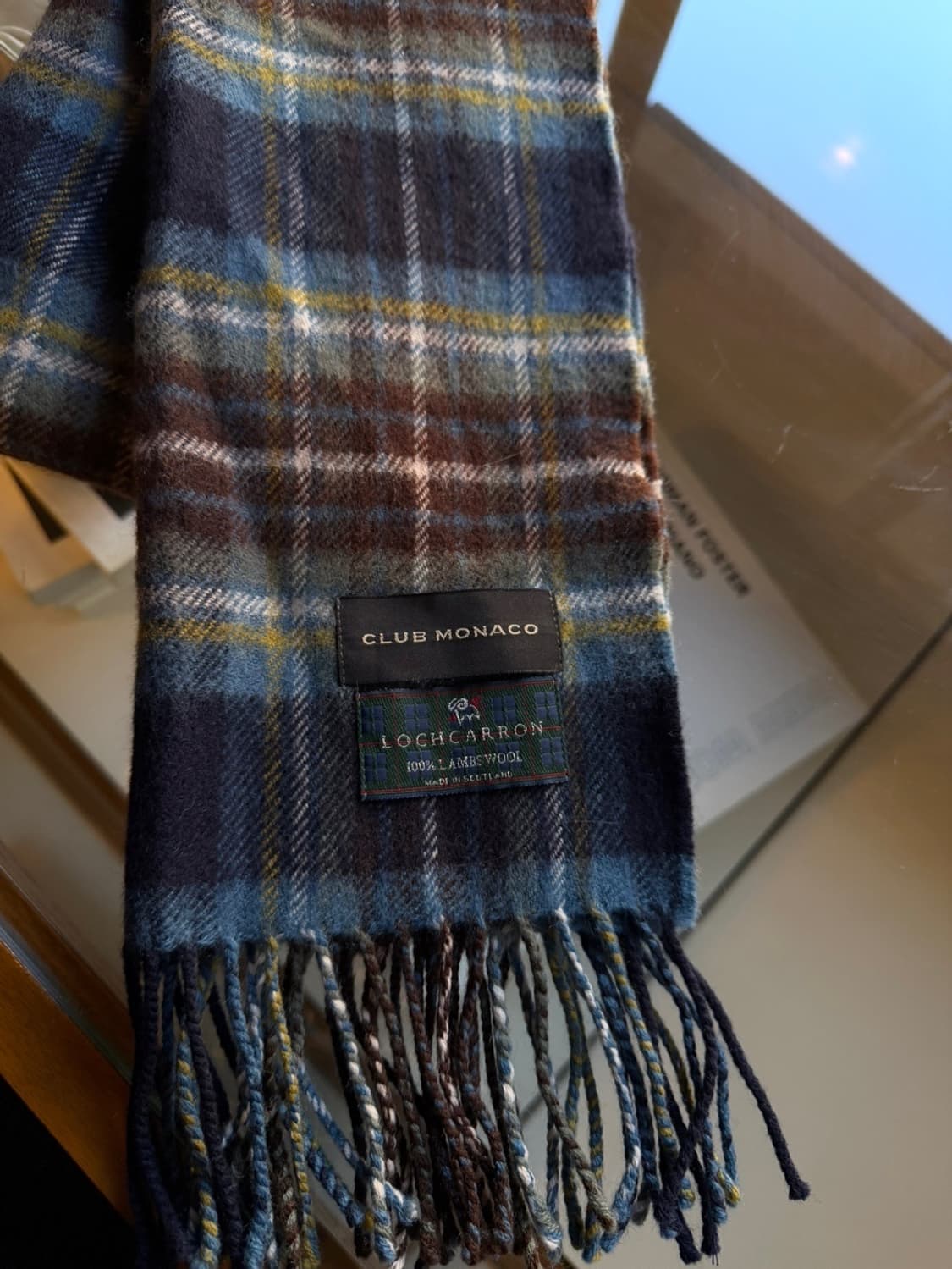 LOCHARRON X 클럽모나코 램스울 머플러 상품이미지4