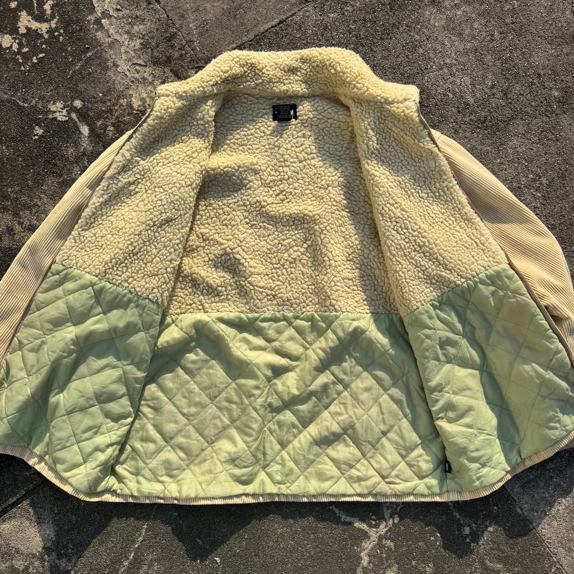 [L~XL] Stussy 스투시 코듀로이 셰르파 자켓 상품이미지2