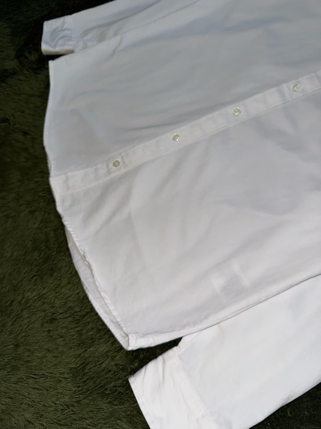 [L] 칼하트 WIP 매디슨 옥스포드 코튼 셔츠 화이트 상품이미지6