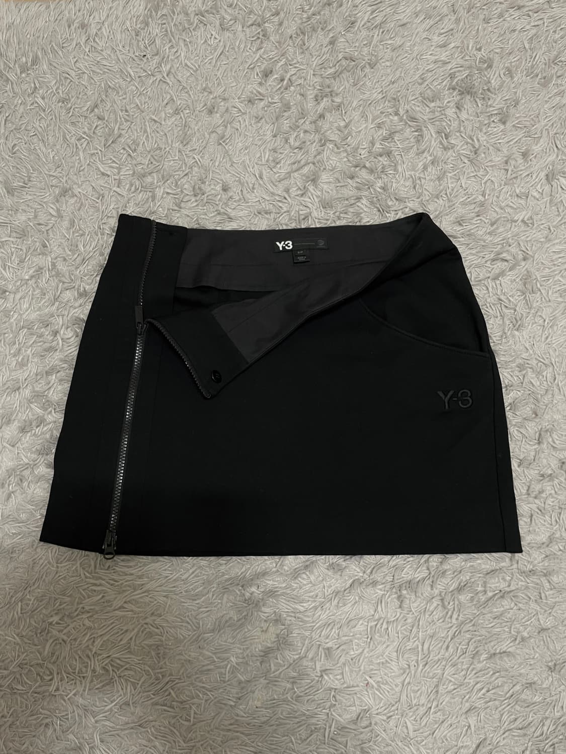 Y-3 yohji yamamoto skirt 블랙 미니스커트 상품이미지1