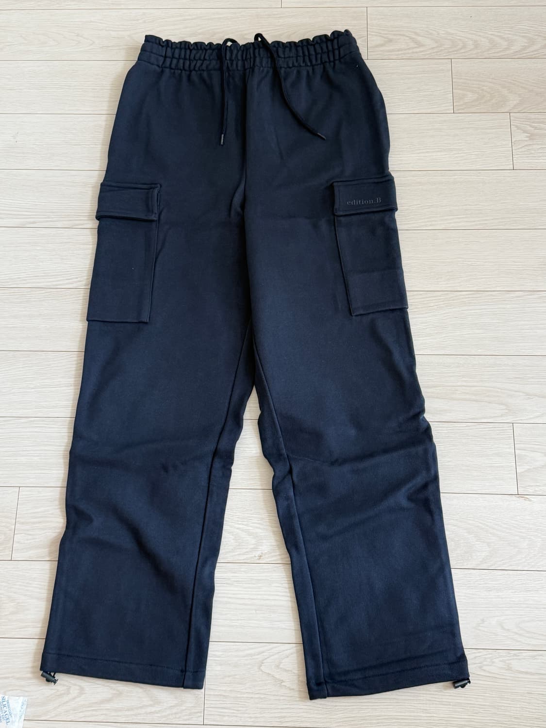 더블유컨셉 에디션비 카고 포켓 바지 S 남녀공용 네이비 상품이미지1