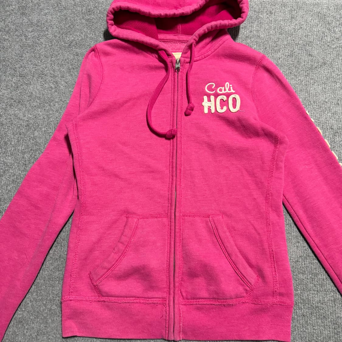 홀리스터 핑크 후드집업 s 상품이미지2