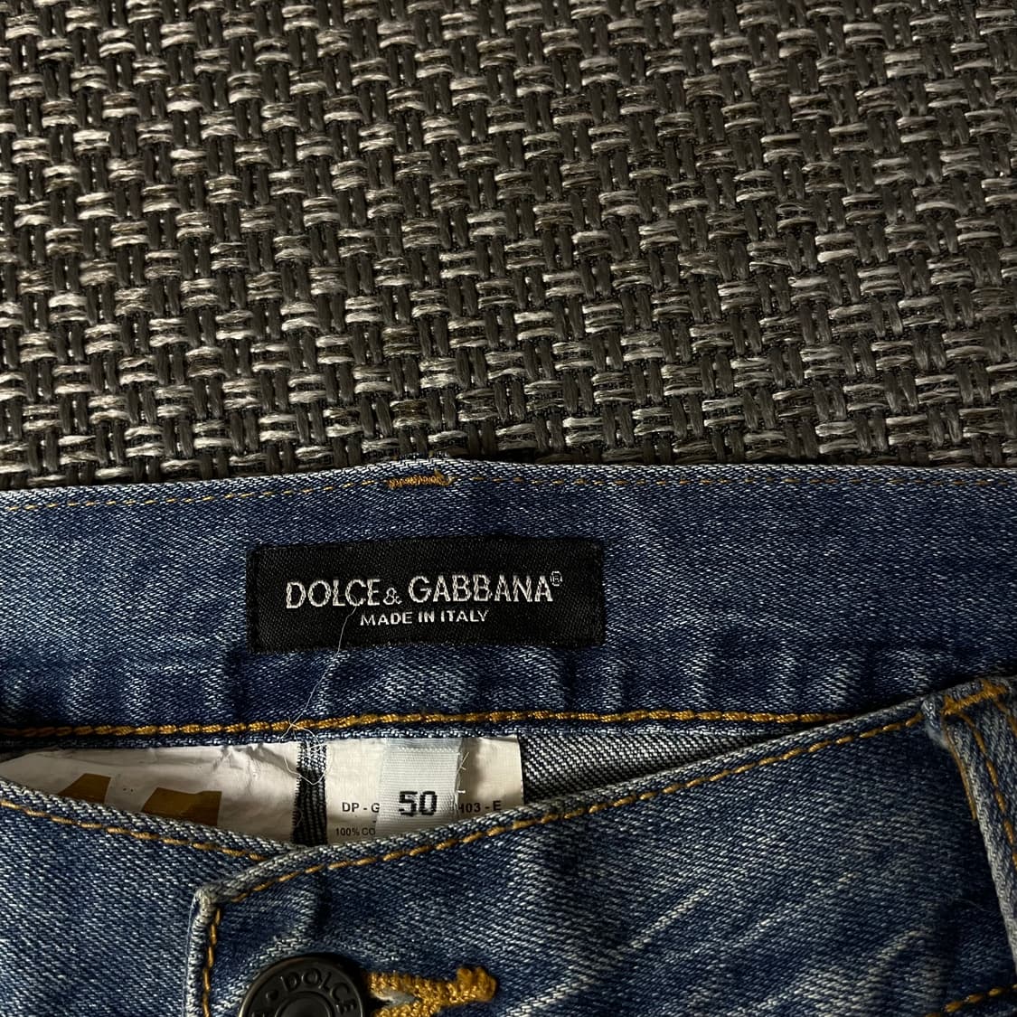 (34) 돌체앤가바나 빈티지 데미지 데님 팬츠 상품이미지4