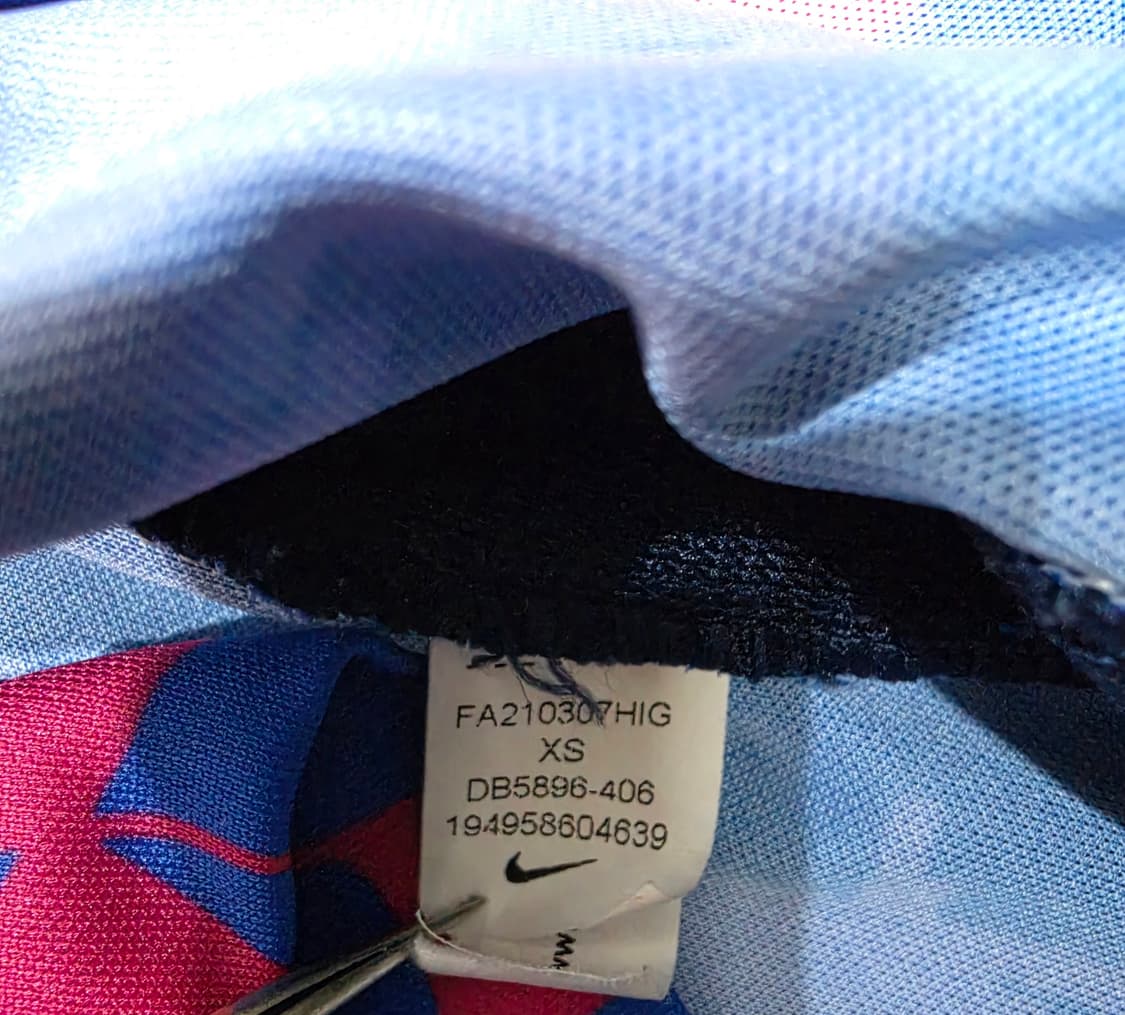 나이키 바르셀로나 21-22 스타디움 드라이핏 축구 져지 반팔져지 XS 상품이미지6