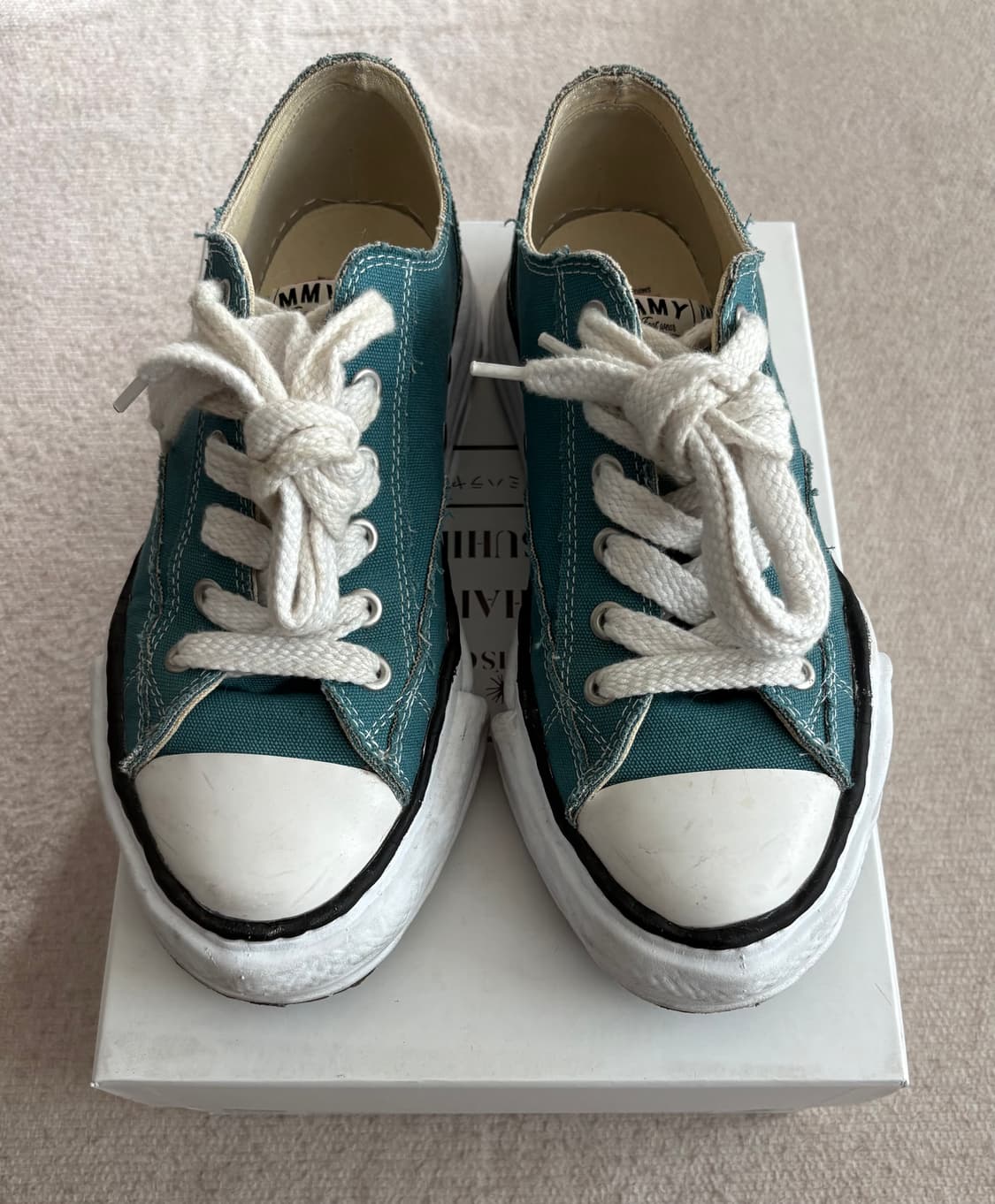 미하라 야스히로 피터슨 캔버스 스니커즈 블루 / 43 상품이미지2