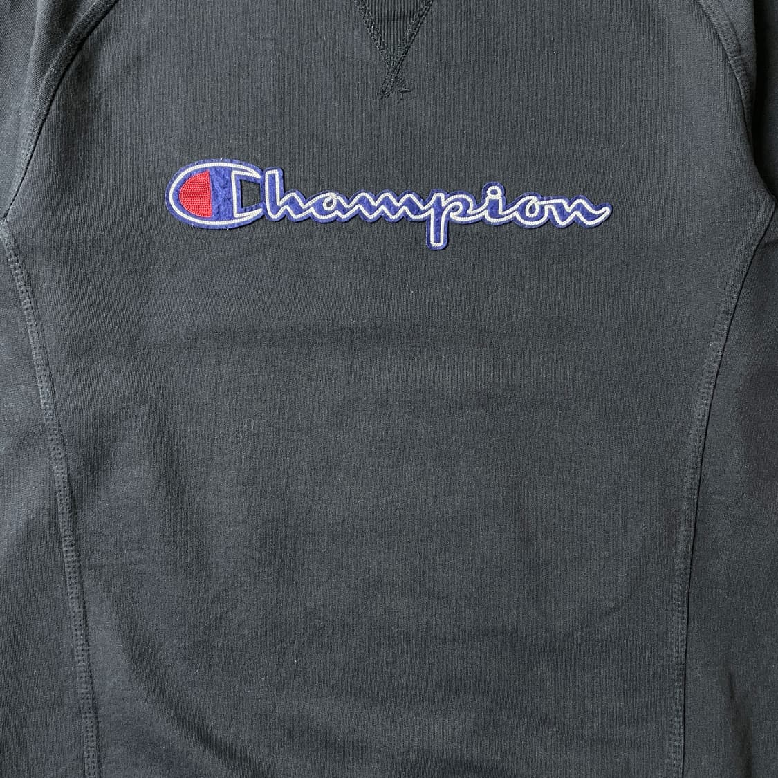 CHAMPION 챔피온 빈티지 네이비 기모 맨투맨 A00561 상품이미지3
