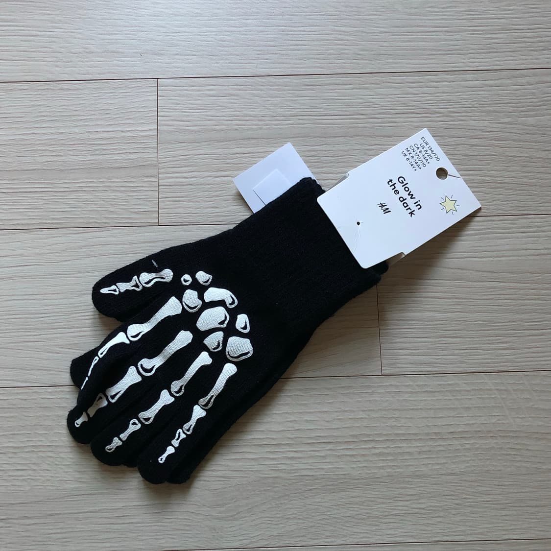 H&m 해골프린팅 장갑 상품이미지3