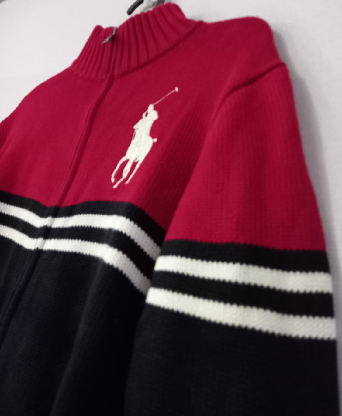 폴로 POLO 빅포니 여자 니트집업 85/XS 상품이미지2