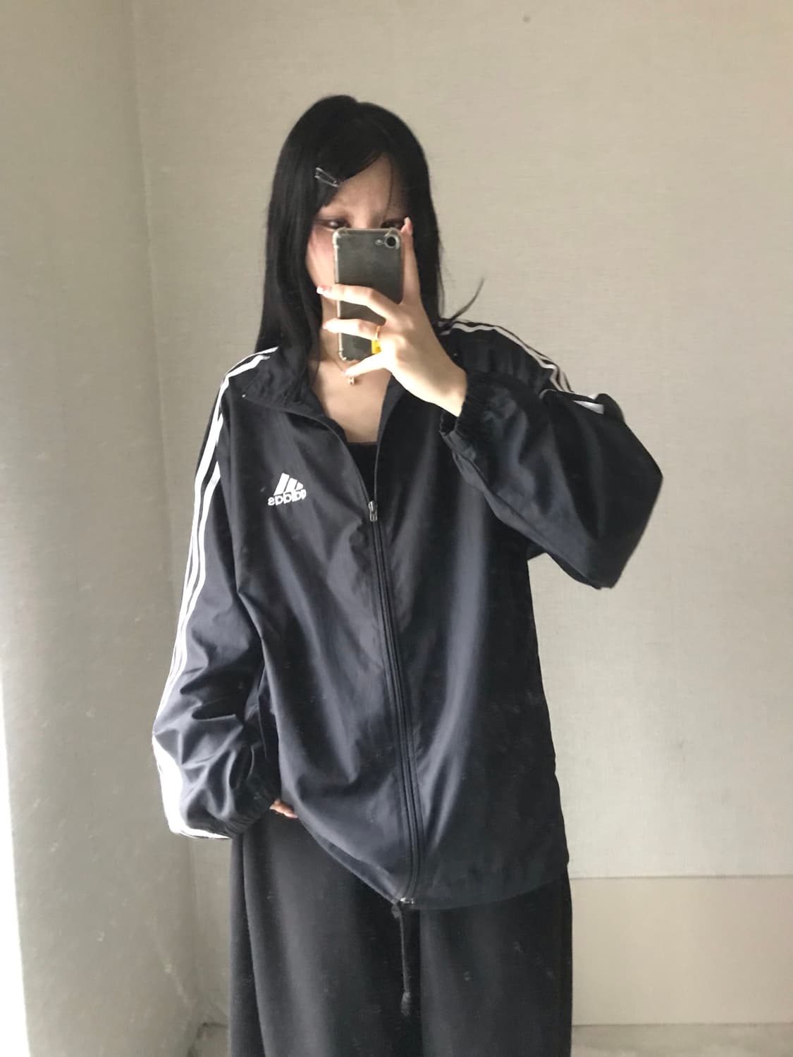 아디다스 90s 블랙 바람막이 상품이미지2