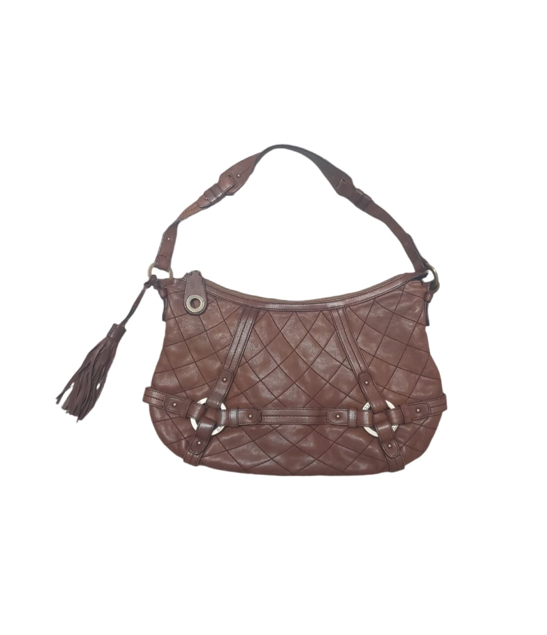 발리 태슬 레더 호보백 y2k (정품) 상품이미지1