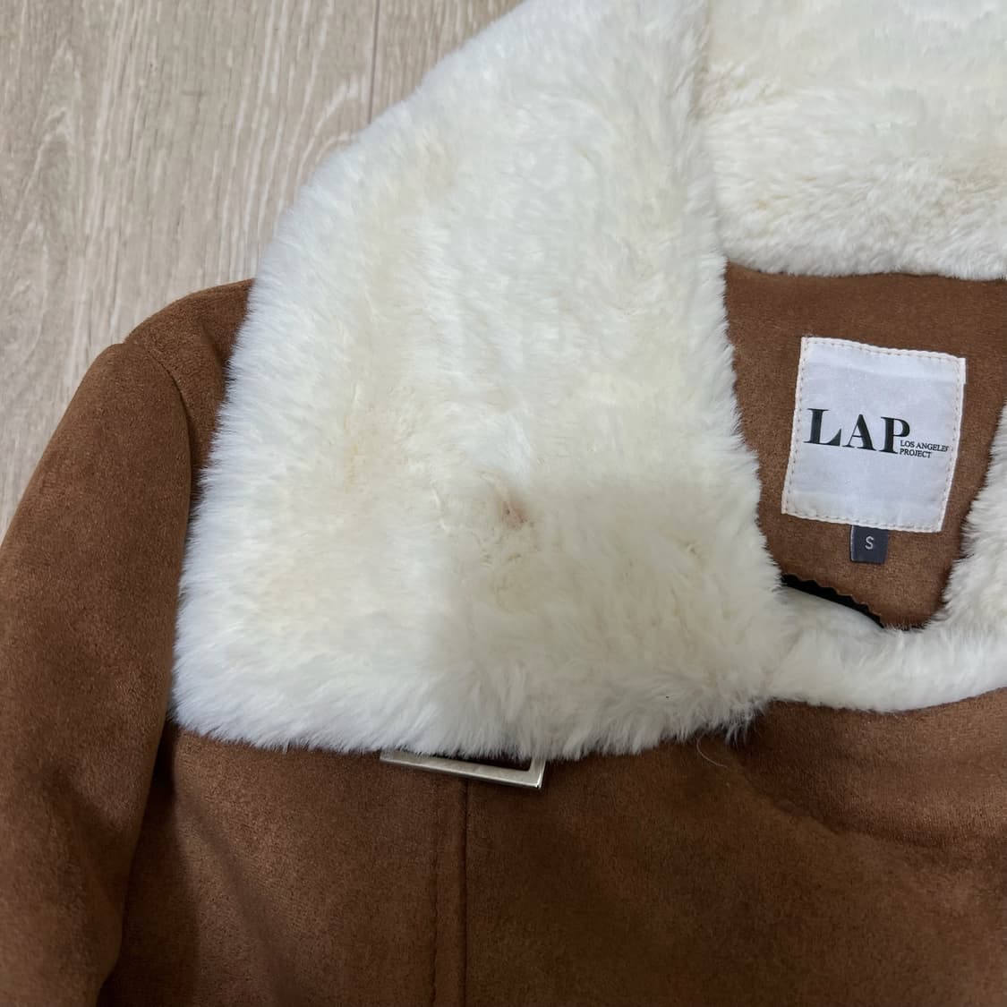 랩 LAP 여성 스웨이드 무스탕 자켓 85-90-160  상품이미지5