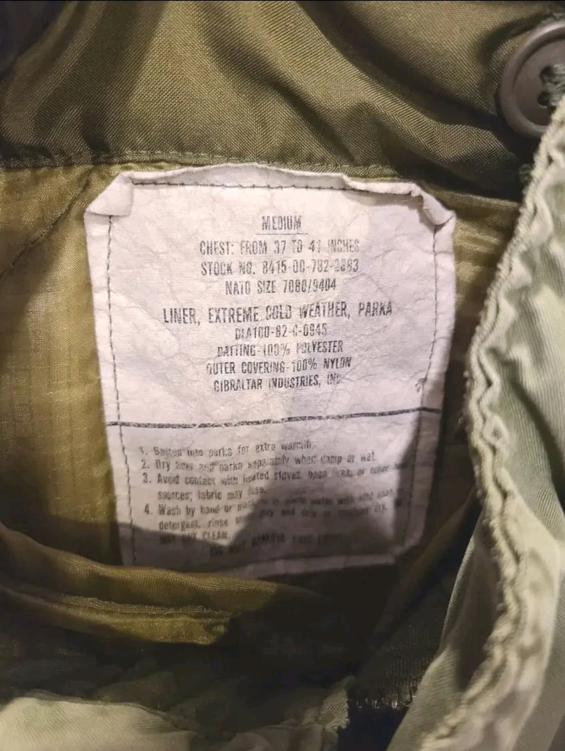 70년대 M65 피쉬테일파카 상품이미지5