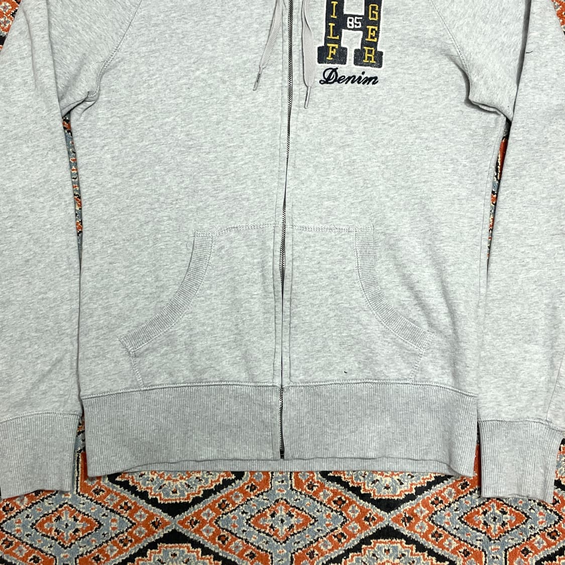 타미힐피거 그레이 후드집업 여성L 상품이미지3