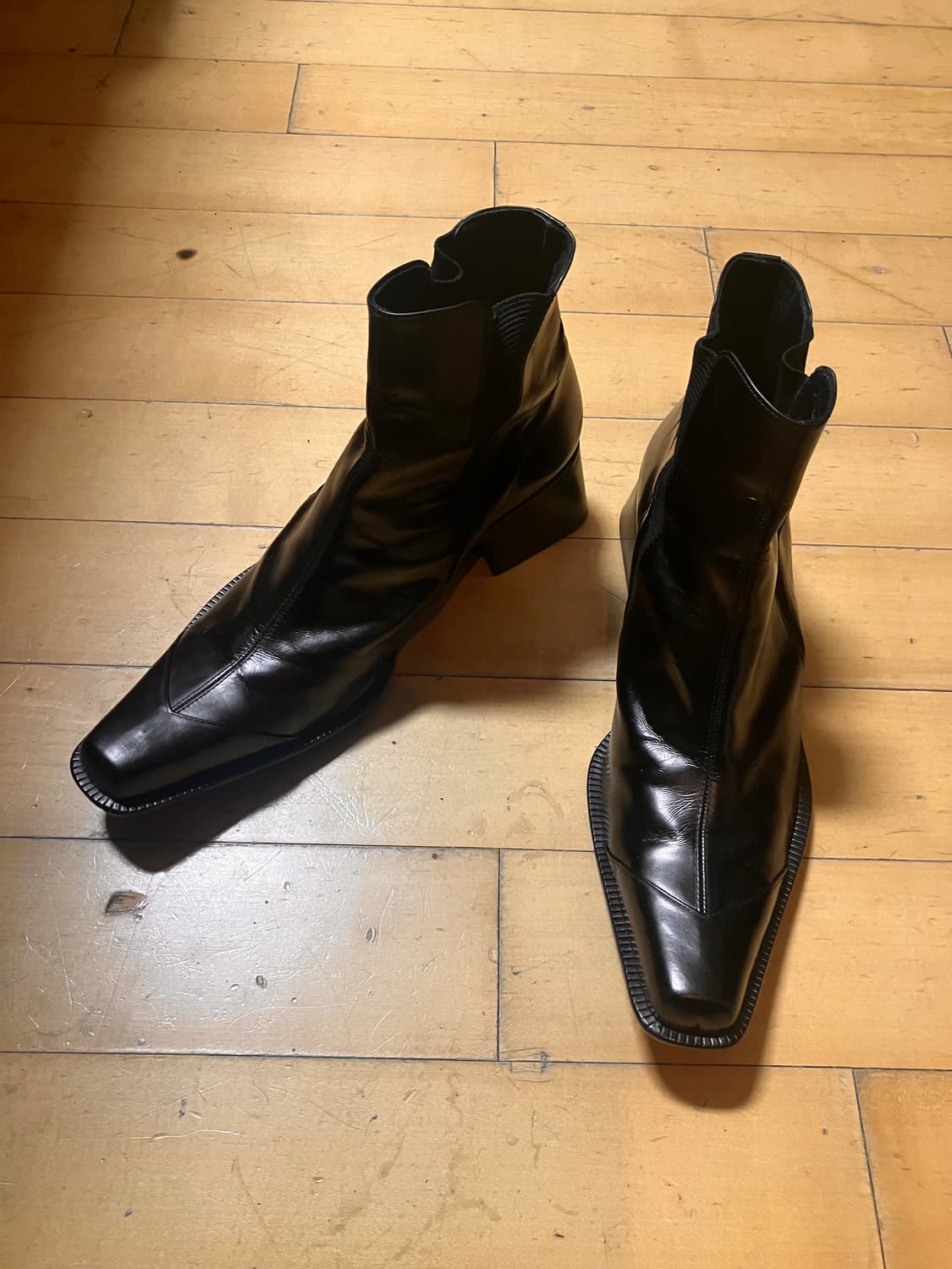 Alfredo bannister 롱 스퀘어 토 액조틱 밴딩 부츠 265 상품이미지2