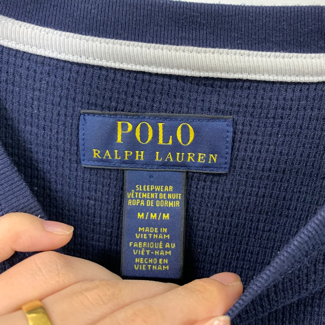 폴로 랄프로렌 신형 네이비 와플 니트 상품이미지5