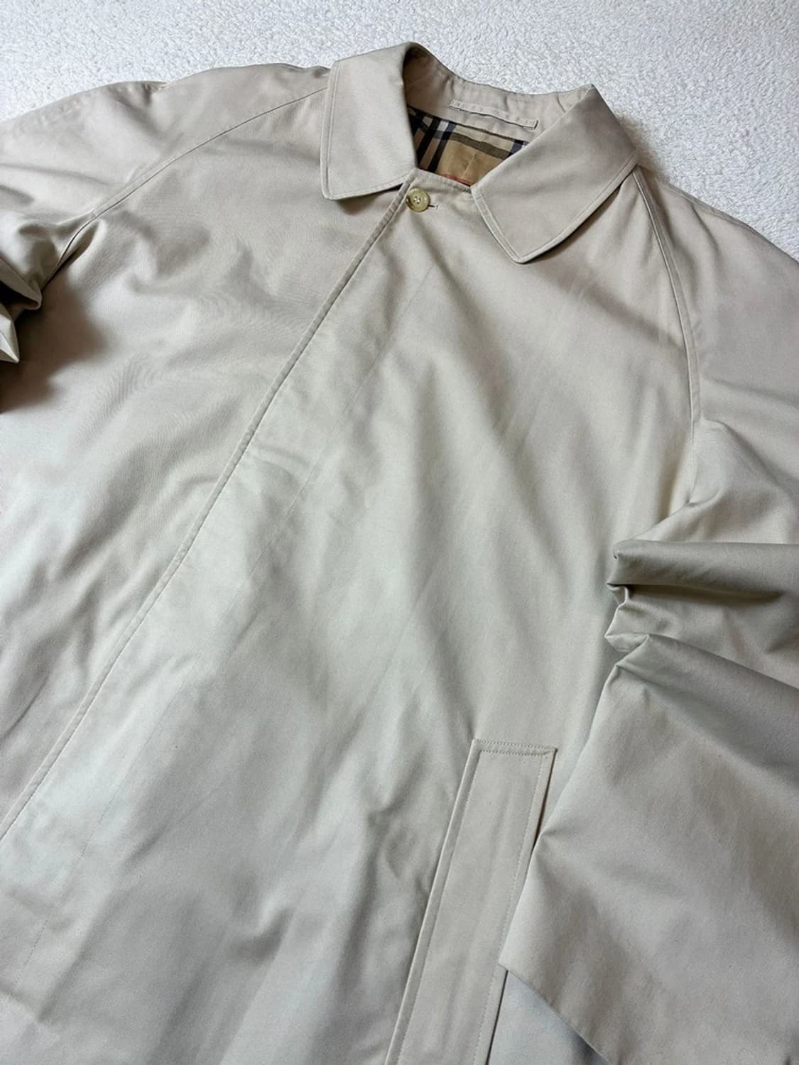 버버리 90's 싱글 시그니처 트렌치 코트 PN7542 상품이미지2