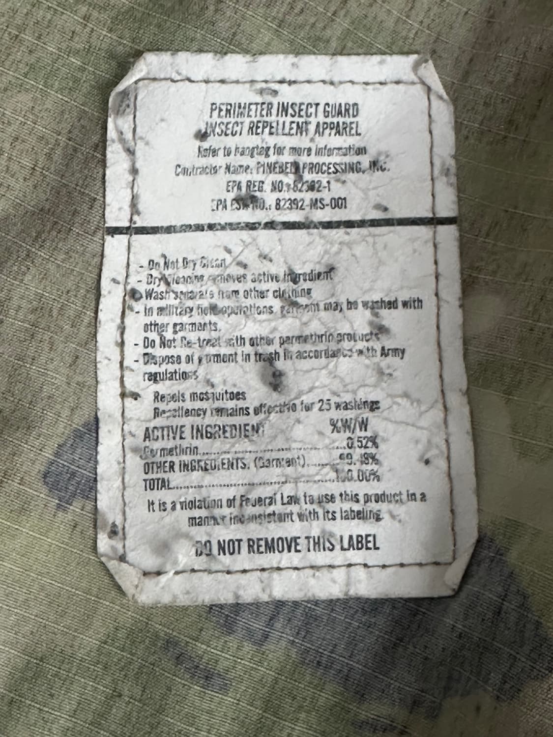 미군 OCP 멀티캠 전투복 상의 (M/L) (L) 상품이미지8