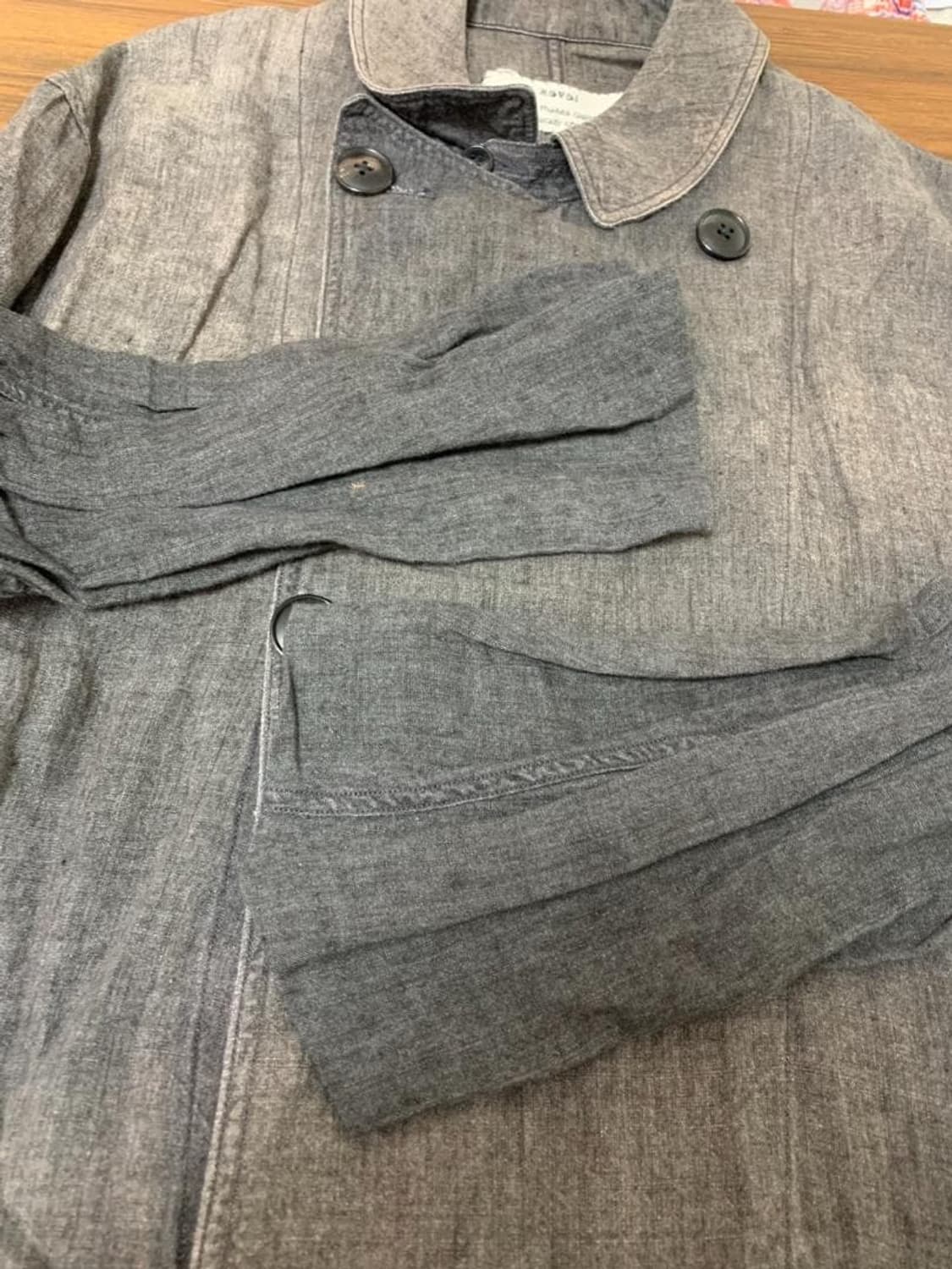 Kaval LINEN PAINTER COAT 상품이미지6