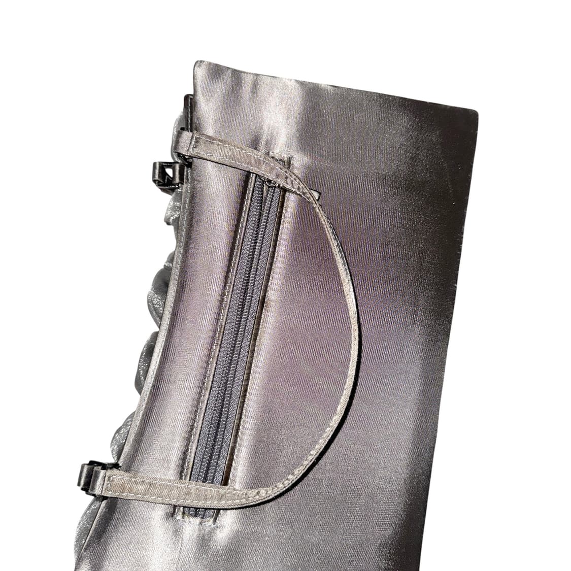 Metal Grey Rose Handbag 상품이미지7