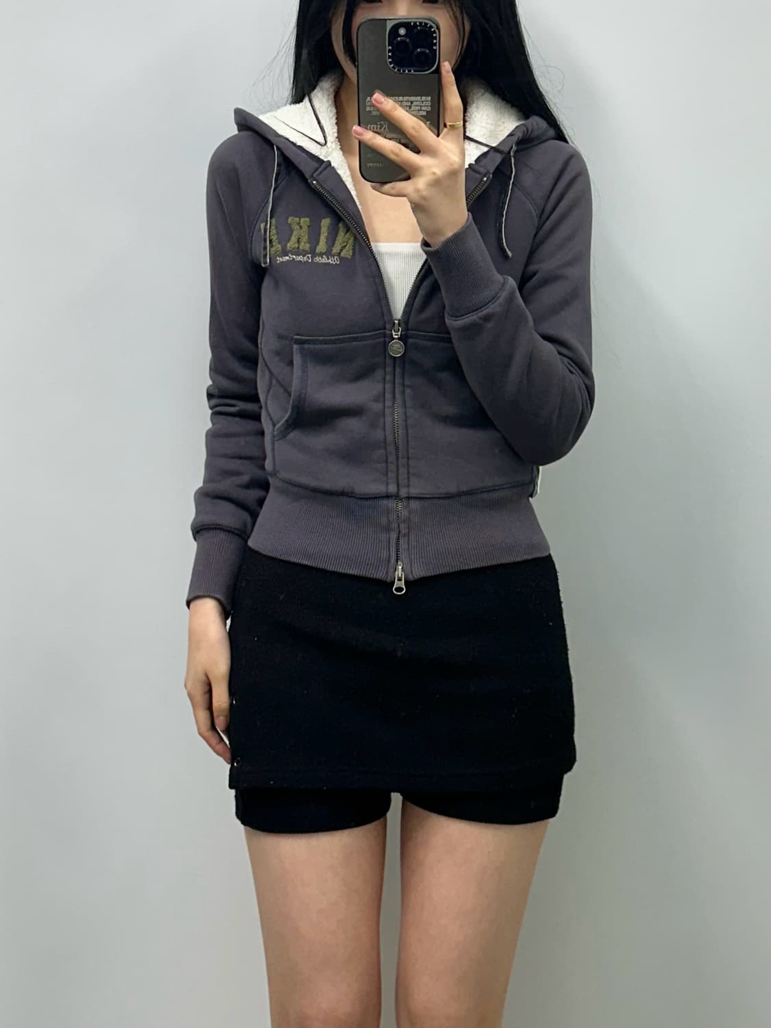 나이키 00s 기모 투웨이 후드집업 상품이미지1