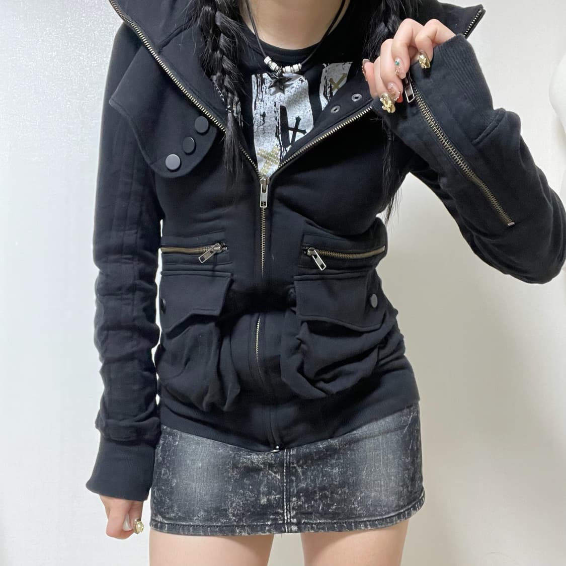 Y2k Zipper Detail Jacket 상품이미지7