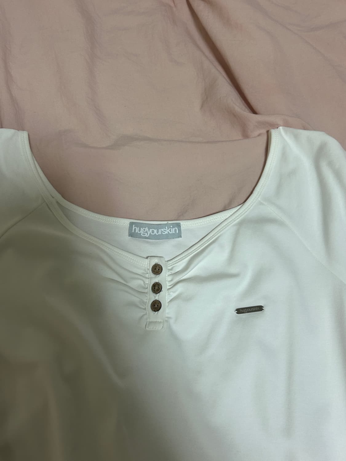 허그유어스킨 Fairy henry neck dress (white) 상품이미지3
