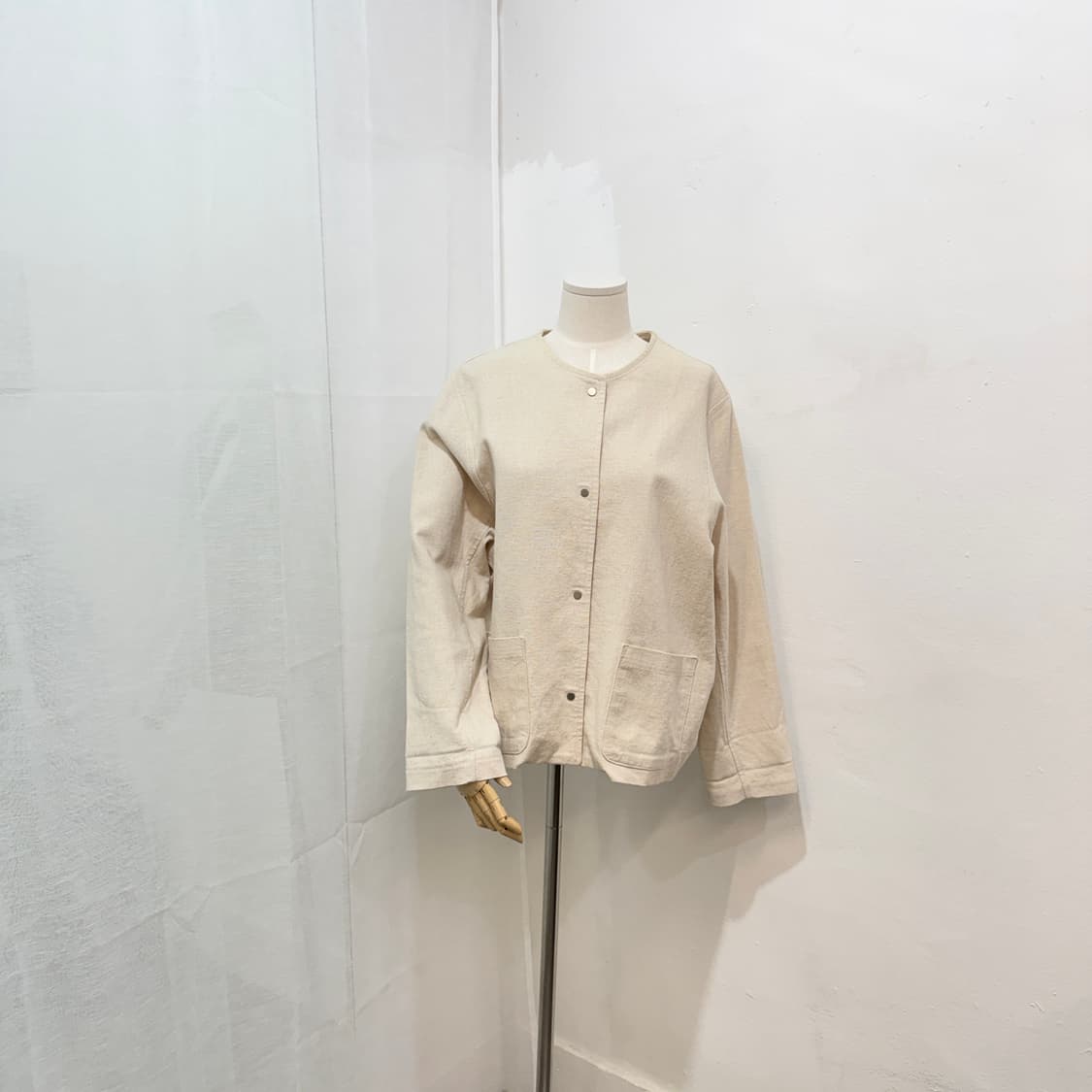 BRUNCH 브런치 린넨혼방 오버핏 자켓 점퍼 4409 상품이미지1