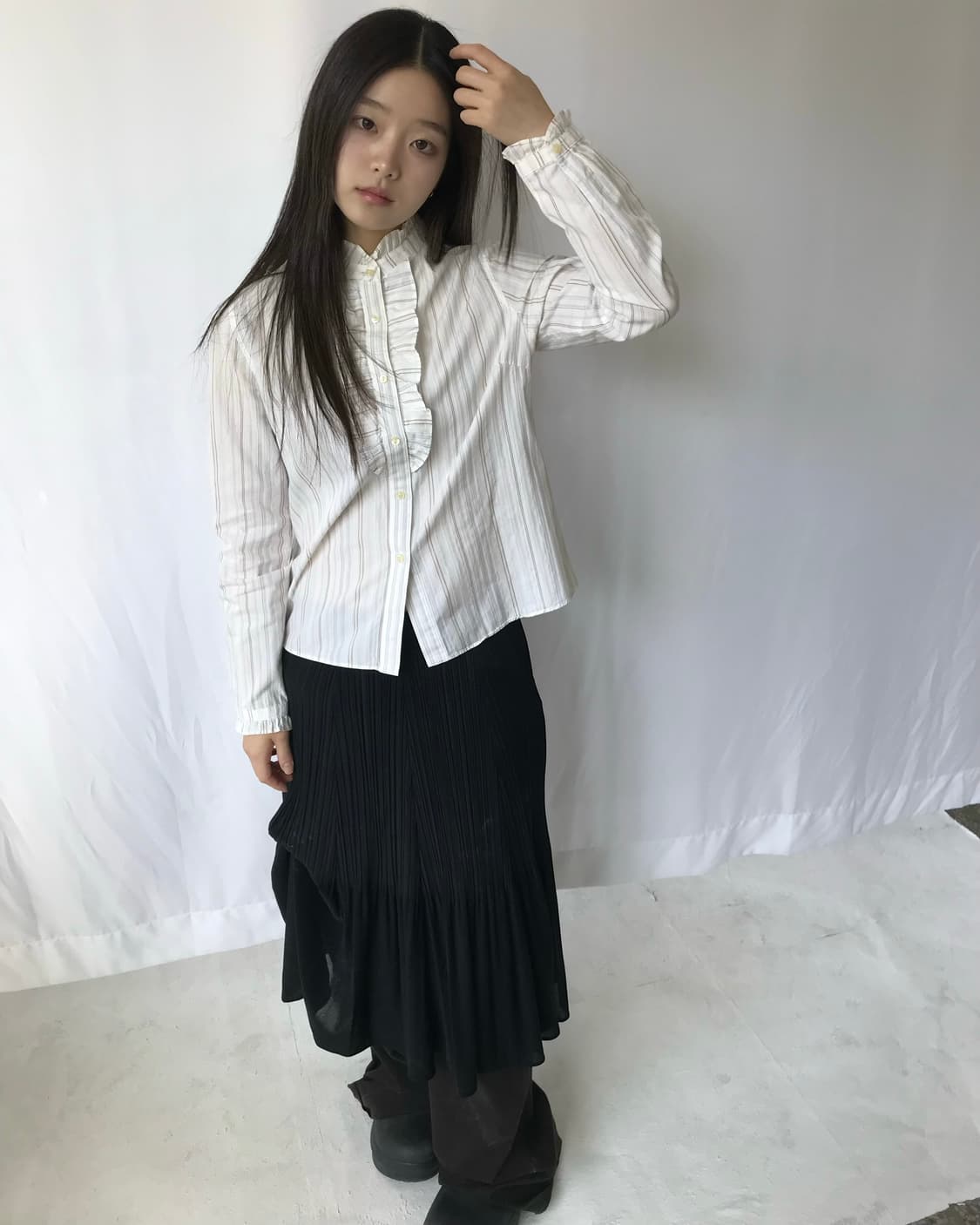 스프라이프 프릴 셔츠  상품이미지1