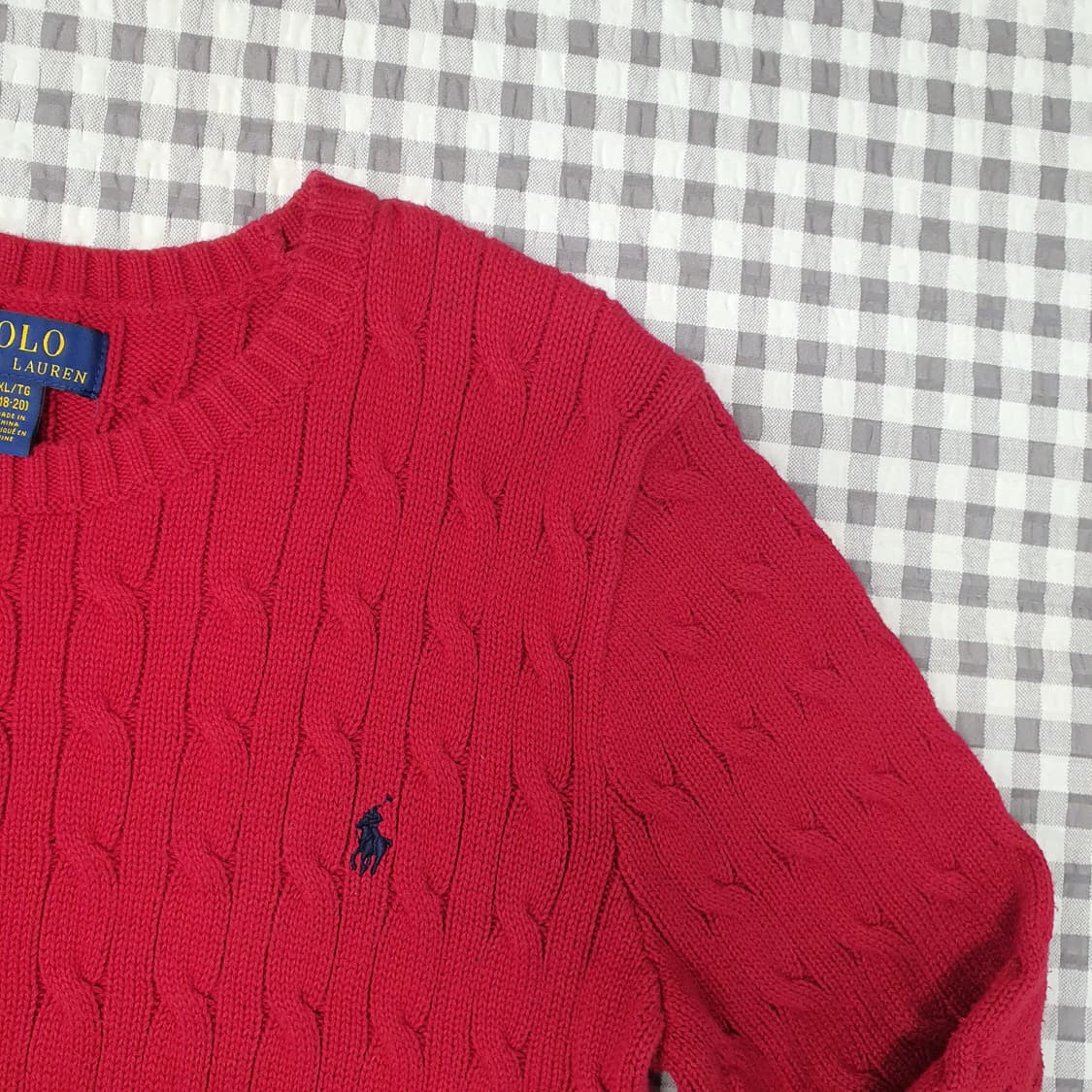 폴로 랄프로렌 케이블 니트 스웨터 남자95 상품이미지3