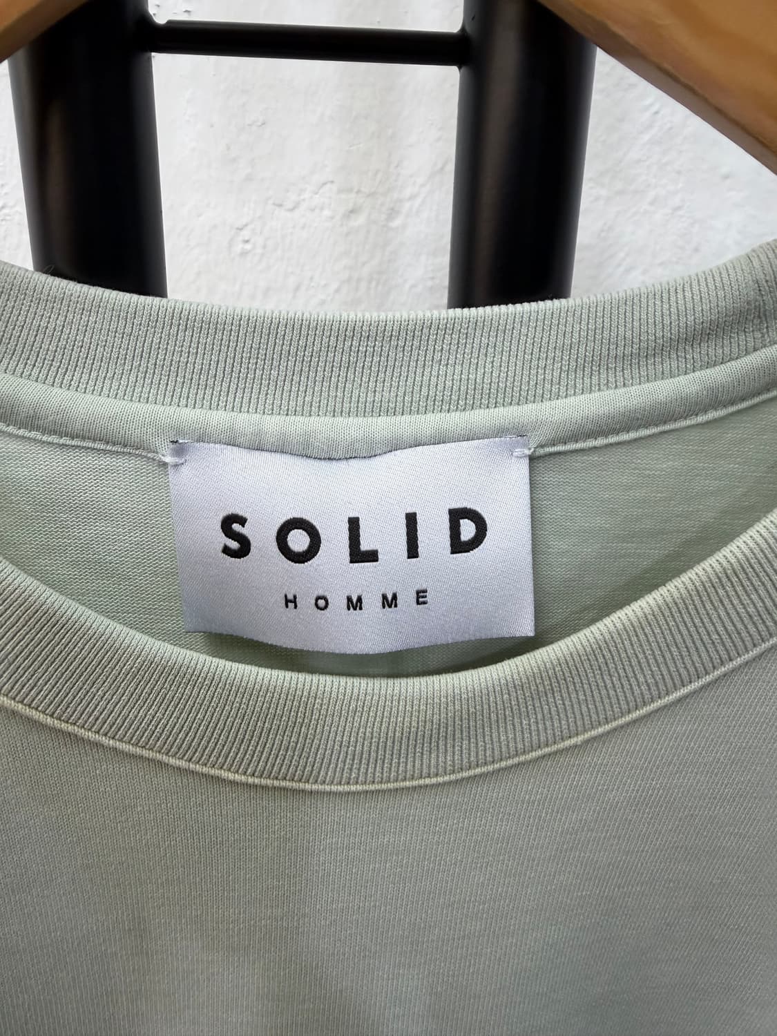 정품) 솔리드옴므 24ss 백로고 반팔 티셔츠 48 상품이미지7