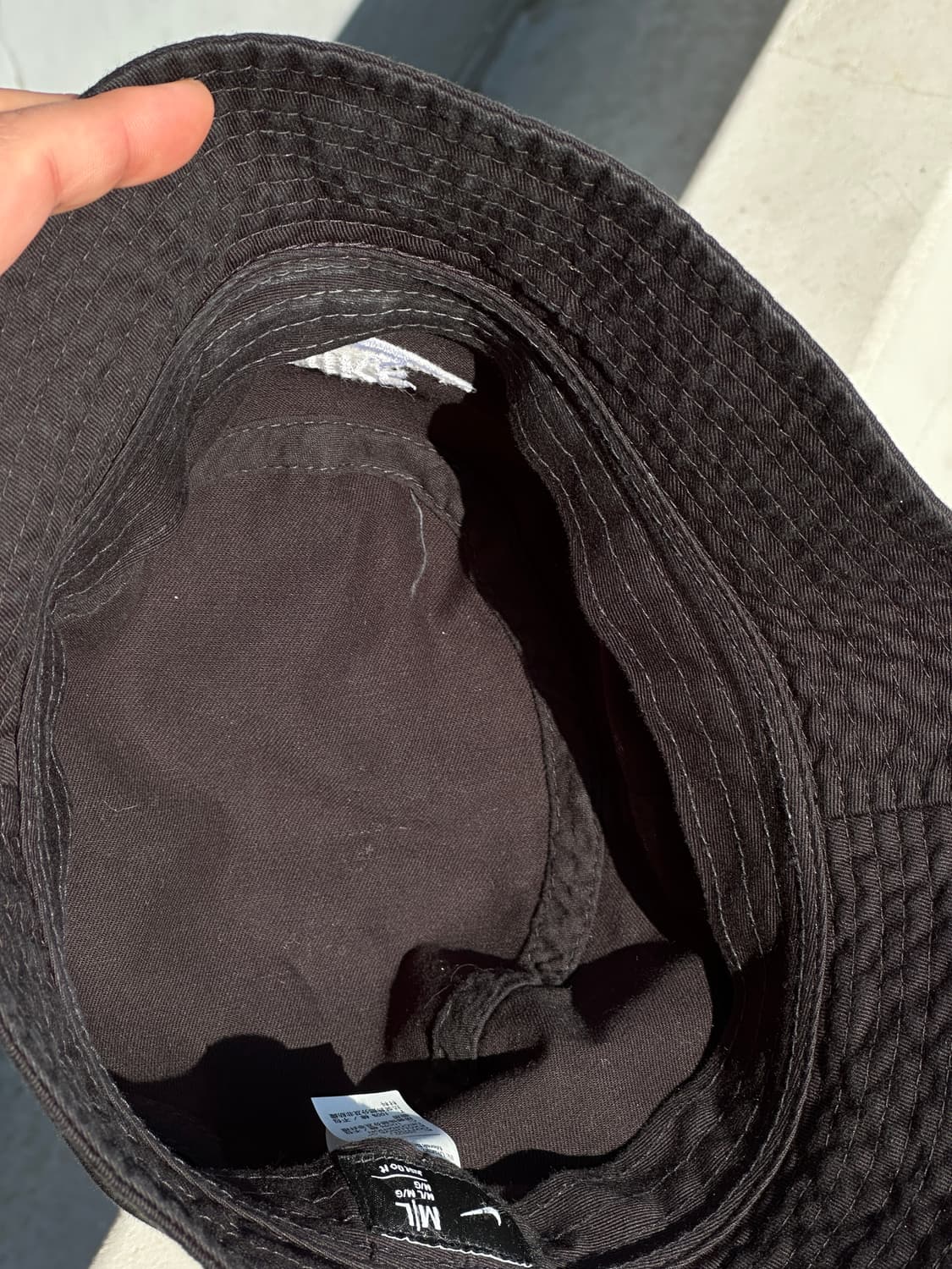 [M-L] 나이키 로고 블랙 버킷햇 모자 상품이미지4