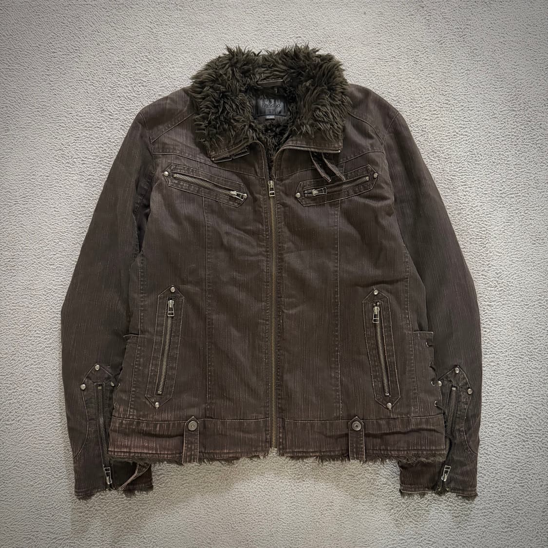 Mossimo fur jacket 상품이미지1