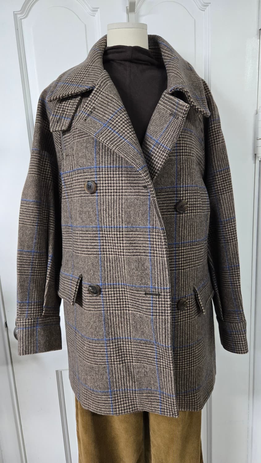 새상품)앤더슨벨 히로시 캐시미어 피코트 상품이미지3