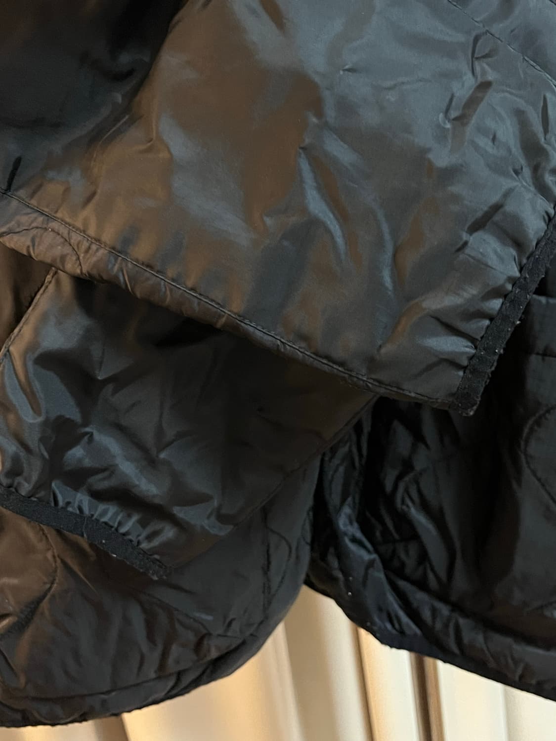 coen 퀼팅 라이너 블랙 XL 상품이미지3