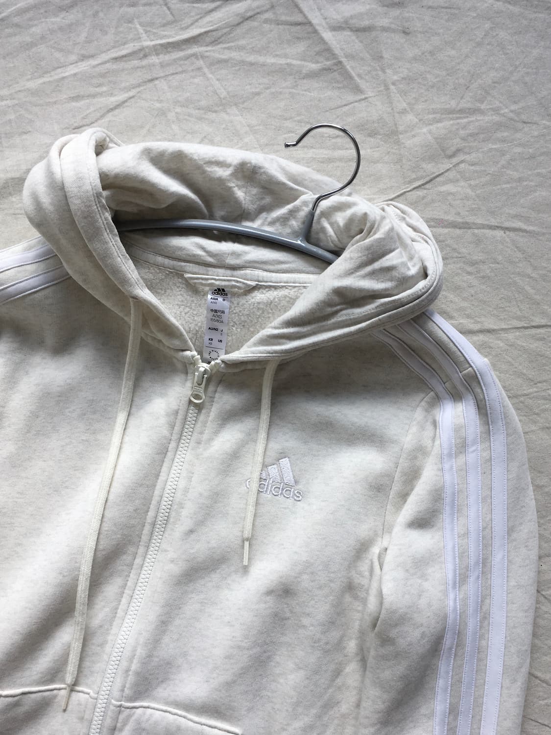 아디다스 기모 후드집업 상품이미지4