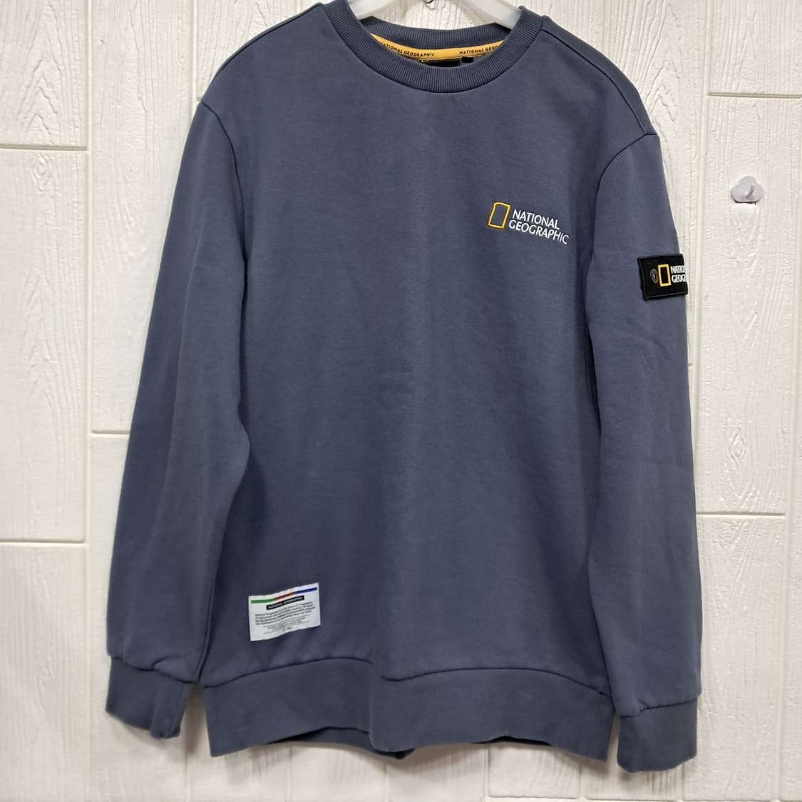내셔널지오그래픽 맨투맨 M 네이비 남ㆍ여공용 상품이미지1