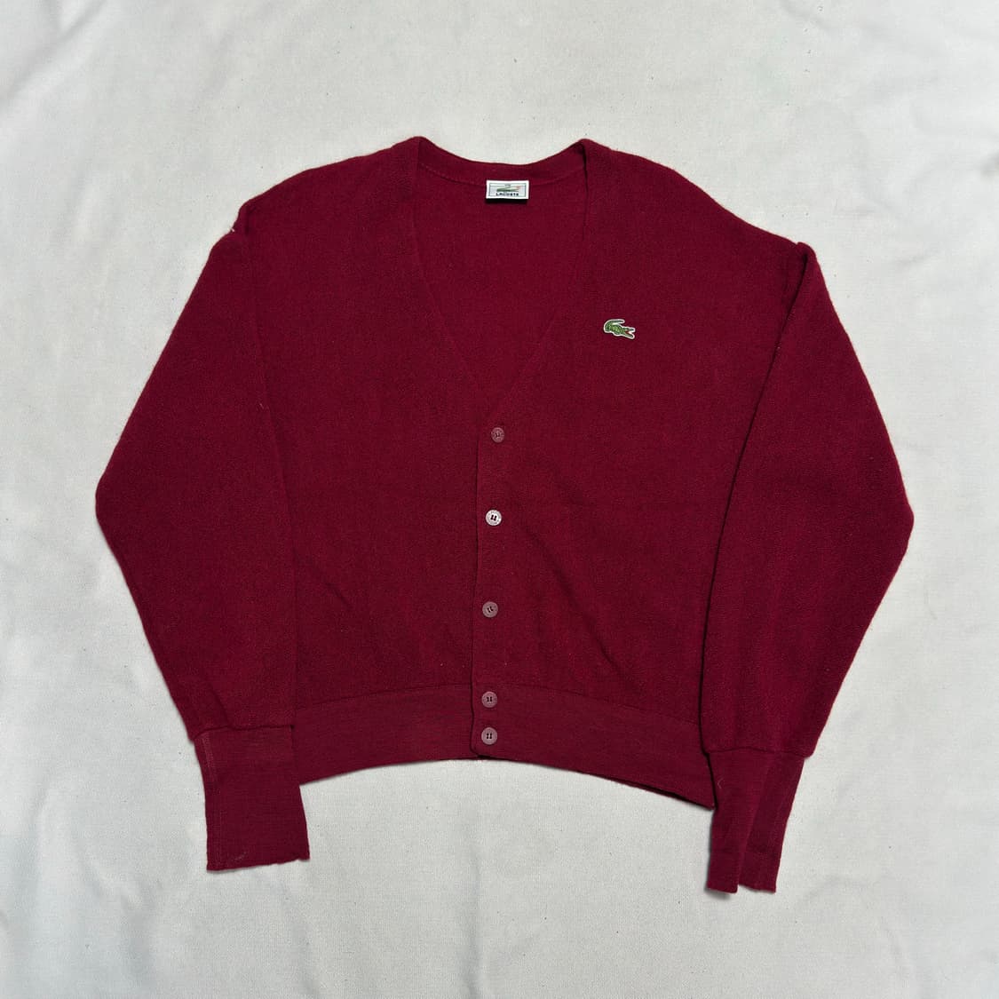 2XL 라코스테 빈티지 울 가디건 상품이미지2