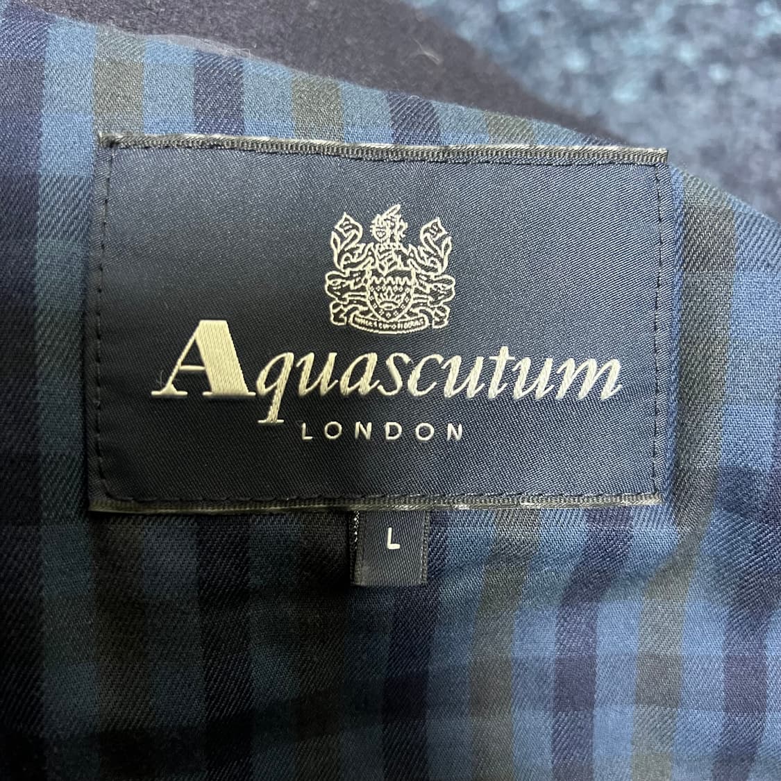 아쿠아 스큐텀 체크 라이닝 숏 자켓 MADE IN PORTUGAL 상품이미지7