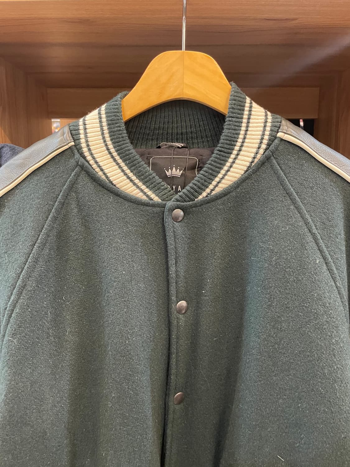 USA 빈티지 레더 바시티자켓 B56 상품이미지2