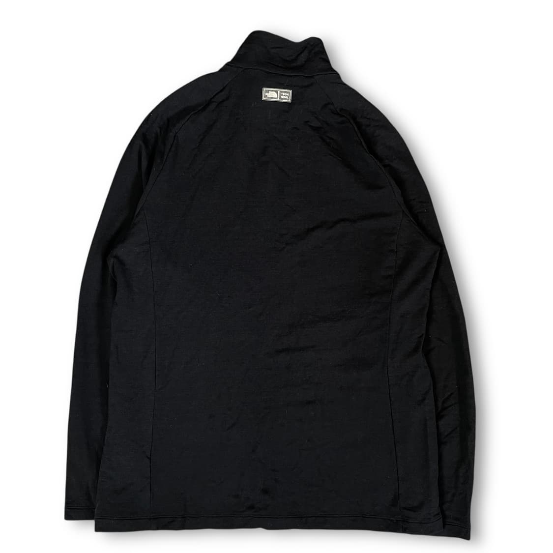 노스페이스 블랙 나일론 면 혼방 집업 자켓 100 상품이미지2