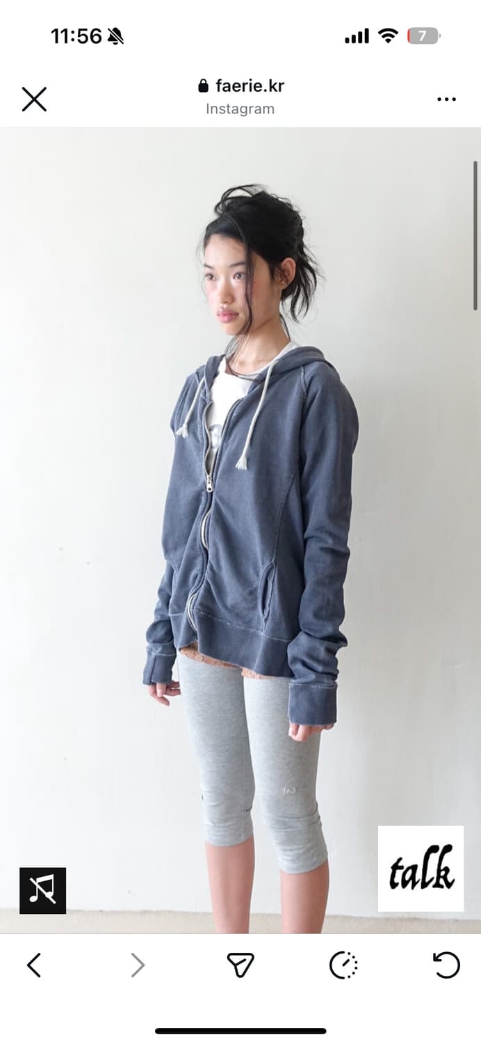 [fe.3] washed lily hoodie  상품이미지3