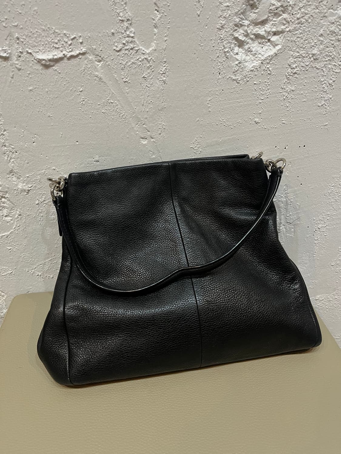 코치 레더 쌍둥이 트윈 숄더백 블랙 상품이미지4