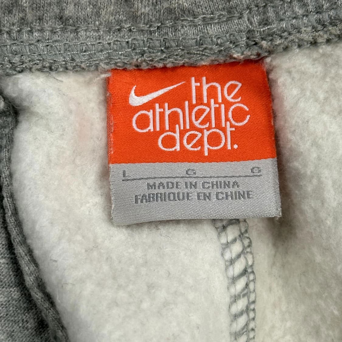 나이키 솔로스우시 와이드 헤비 스웻팬츠 그레이 L 상품이미지4