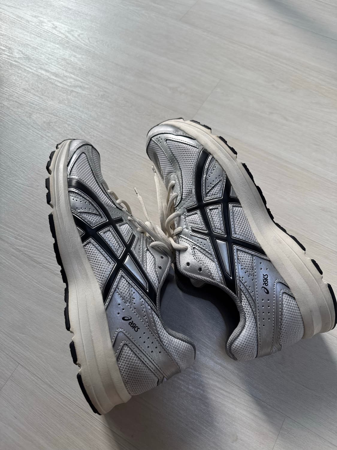 아식스 조그 100 S 화이트 블랙 - 2E 와이드 280 상품이미지4