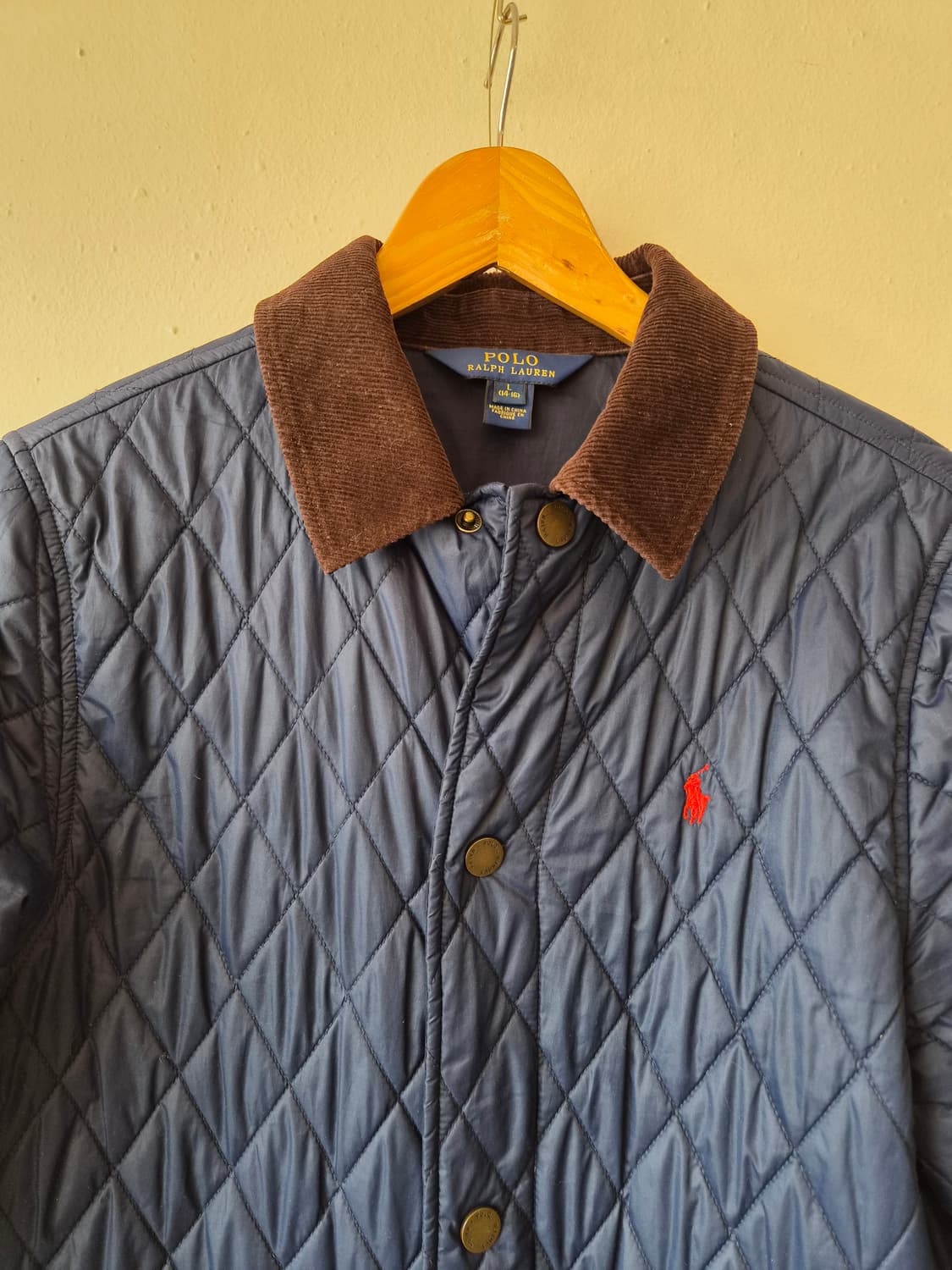 폴로랄프로렌 키즈 네이비퀄팅자켓 L(14-16)여성가능 상품이미지1