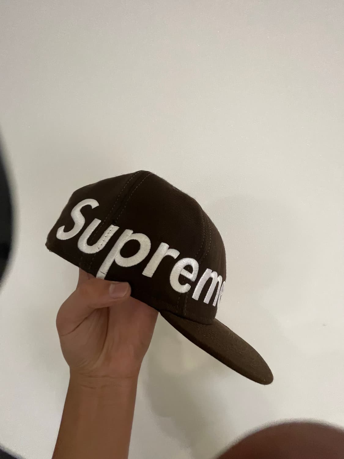 급처 슈프림 뉴에라 59FIFTY 브라운 상품이미지1