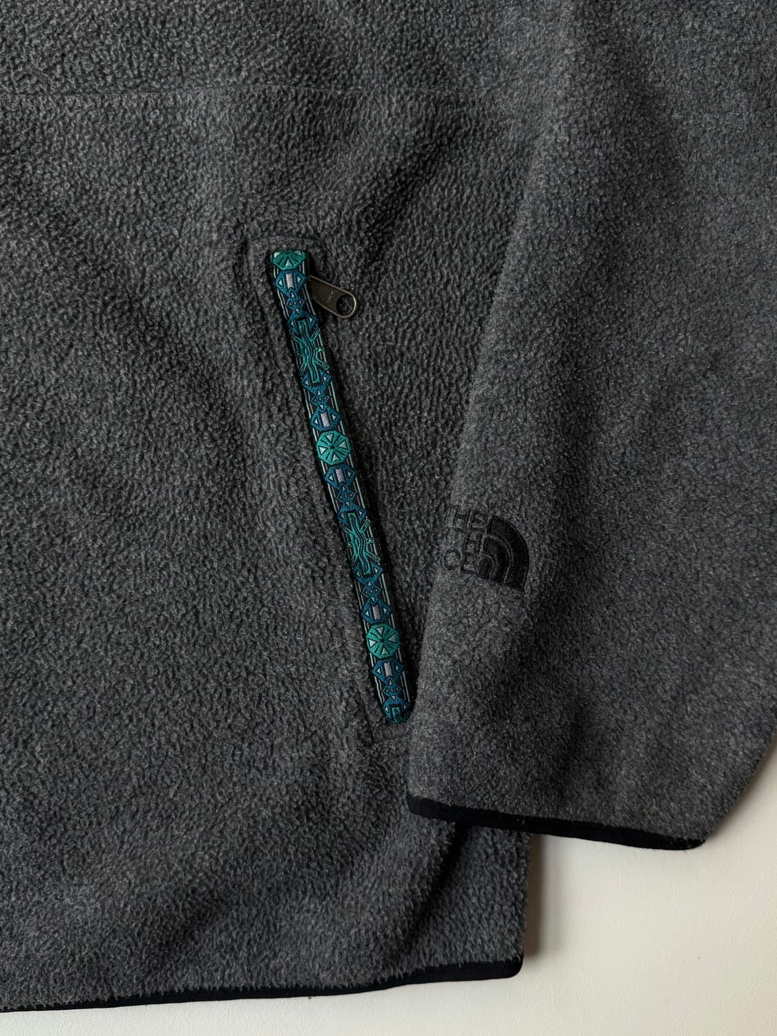 90s 노스페이스 플리스 풀오버 USA made 상품이미지5